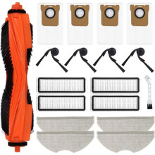 Accessories Compatible with H40/ OV51 Robot Vacuum Replacement Kit: Main Brush, Filters, Side Brushes, Cloths, Dust Bags