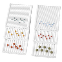 Rouleau à Perles en Argile Polymère - Créez des Perles Parfaites en 6 Tailles avec Facilité et Efficacité