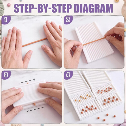 Polymer Clay Bead Roller - Create Perfect Beads in 6 Sizes with Ease and Efficiency 2