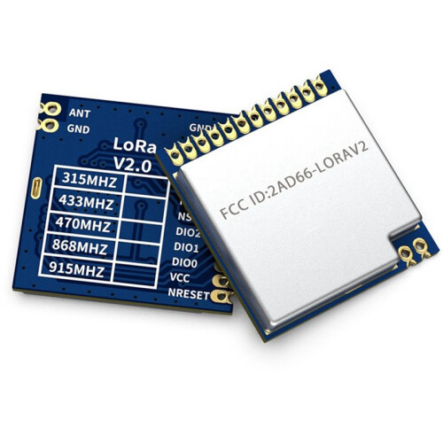 2PCS LORA1276 100mW SX1276 Module 4KM High Sensitivity Front End LoRa Module SPI Interface 4KM Range 915MHz 1