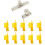 Yellow Glue Tabs Set for Car Dent Repair Combination Tool for Easy Auto Body Fixes 3