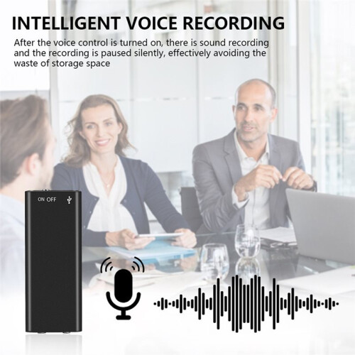 Digital Voice Recorder 16GB -Noise Reduction Audio Recorder with Playback MP3 Player Function  USB Audio Recorder 2