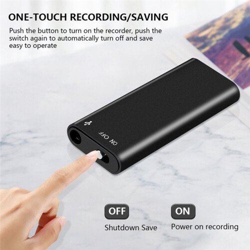 Digital Voice Recorder 16GB -Noise Reduction Audio Recorder with Playback MP3 Player Function  USB Audio Recorder 2