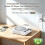 Portable CD Player  FM Transmit SPDIF Output Type-C Rechargeable Retro Music Player 4
