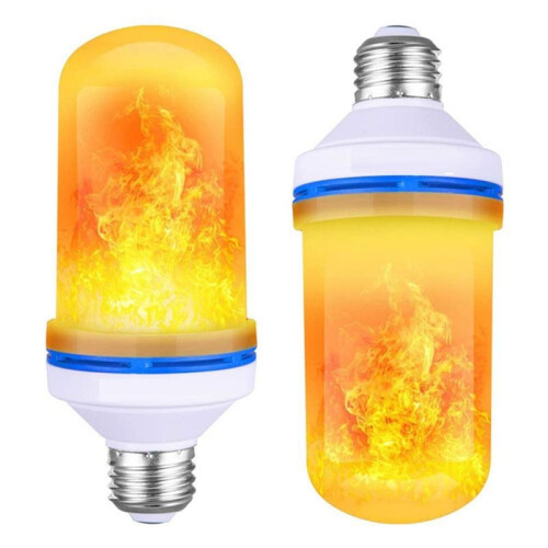 LED Dynamic Flame Effect Light E27 E26 B22 E14 Lamp Decorative Light for Bar Hotel Restaurant Party B 1
