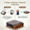 Portable CD Player  FM Transmitter SPDIF Output Type-C Rechargeable Retro Music Player for Home 8