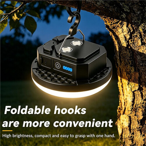 Rechargeable Camping Lantern, Magnetic Light for Emergency & Outdoor Use B 2