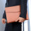 Leather A4 Document Folder with Snap Closure Black 2