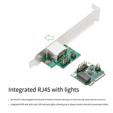 -PCIe-2,5-GB-Ethernet-Karte, 2,5-GBase-T-Gigabit-Netzwerkadapter mit 1 Port, 2500 Mbit/S, RJ45-LAN-Controllerkarte