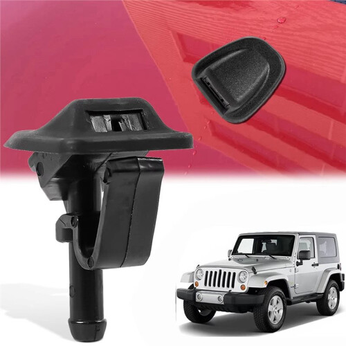 2Pcs Front Windshield Washer Fluid Sprayer Jet Nozzle 55156728AB for   2006-2012 2