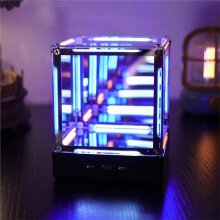 Ruimte voor HYPERcube Nachtlamp, Sfeerlamp, Esports Kamer Blinddoos Beeldje, Bureau Decorator C