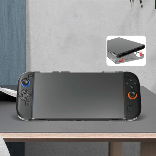 For  2 Detachable Protection Case with Screen Protector & Thumb Grip Caps Controller Case for   2