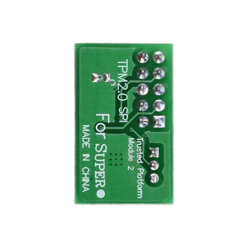 Módulo de Segurança TPM2.0 SPI 10Pin para Placa Mãe para  AOM-TPM-9670V-S Módulo de Criptografia de Hardware 2