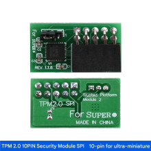 Módulo de Segurança TPM2.0 SPI 10Pin para Placa Mãe para AOM-TPM-9670V-S Módulo de Criptografia de Hardware