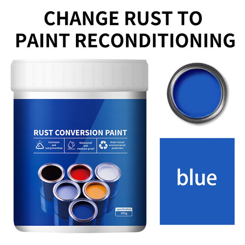 Weatherproof Rust Converter Paint Blue 300g 1