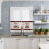 Christmas Red Kitchen Curtains and Valances Set 3-Piece 6