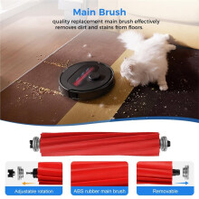 27 Pack QV 35A Replacement Parts for QV 35A / QV 35S / Qrevo S Pro Robot Vacuum