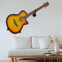 ROSENICE Guitar Wall Hanger Set for Bass and Ukulele 2 Pack