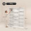 Homcom HOMCOM Bookcase Freestanding Open Storage Shelf with 17 Compartments 3