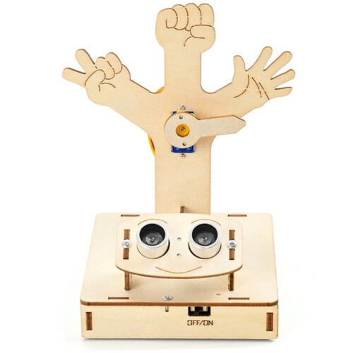 DIY Ultrasonic Rock Scissors Paper Kit, STEM Educational Science Experiment Handmade Assembly Teaching Aid 2