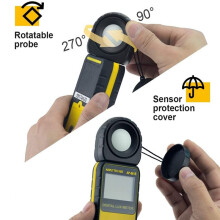 Digital Lux Meter BT-881E Handheld Light Meter 1 - 300,000Lux Sensor with LCD Display for Light Intensity Measurement