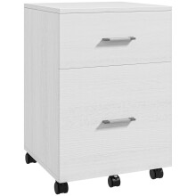 Cajonera de Escritorio Blanco 39.5 x 39 x 58.5 cm