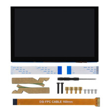 5 Inch Capacitive Touch Screen for Raspberry Pi 5/4B/3B+ IPS Display 178 Drive-Free CSI Cable with Standard Monitor