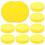 Wide Mouth Canning Jar Lids Plastic Yellow 10 Pcs 1
