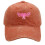 Pink Ribbon Baseball Cap Vintage Washed Distressed 1
