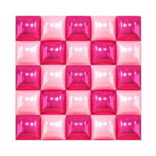 Square Foil Balloons Wall Backdrop Double-Sided 25 Pcs