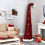 Red Santa Hat Christmas Tree 4.92 ft Pop Up Curved Decor 1