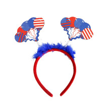 Women's Patriotic 4th of July Glitter Headbands with