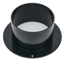Straight Pipe Flange Ventilation Duct Connector ABS 100 125