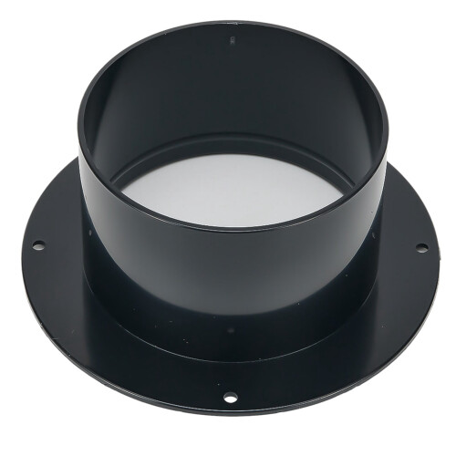 Straight Pipe Flange Ventilation Duct Connector ABS 100 125