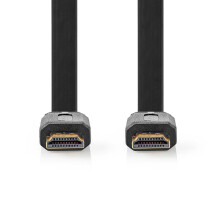 Vysokorychlostní kabel HDMI s Ethernetem | HDMI konektor | HDMI konektor | 4K@30Hz | 10,2 Gbps | 2,00 m | Byt | PVC | Černá | Označení