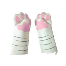 Oven Mitts Heat-Resistant with Cotton Lining 1 Pair