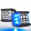 LED Pods 36W White and Amber Strobe Side Lights 1