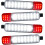 LED Interior Door Courtesy Light for GM Trucks and SUVs 4pcs 1