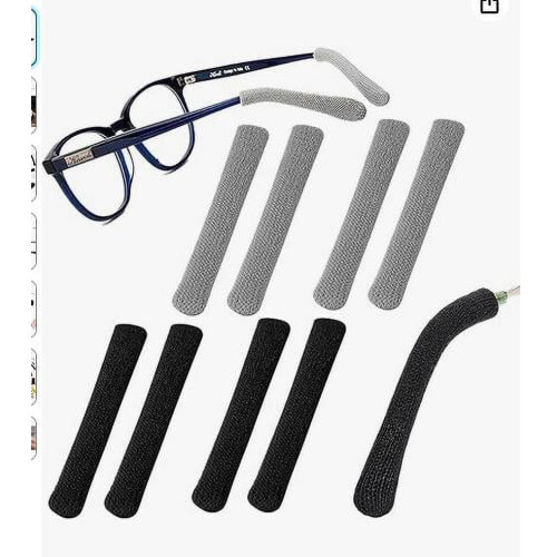 Eyeglass Ear Grippers Stretchy Knitted Retainers 4 Pcs