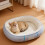 Cat and Small Dog Bed Winter Double-Layer Insulated Plush 1