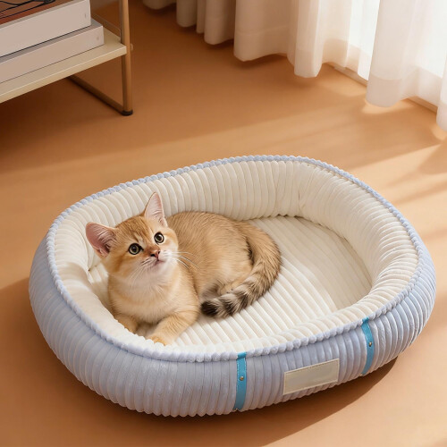 Cat and Small Dog Bed Winter Double-Layer Insulated Plush