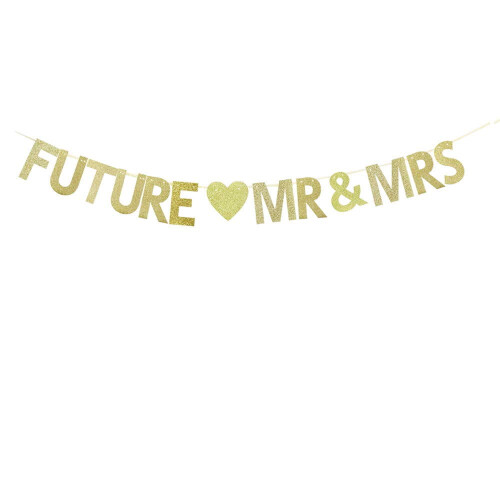 Future Mr & Mrs Banner Wedding Party Decoration