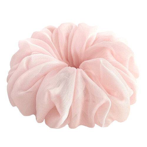 Soft Chiffon Scrunchies 38 Colors Large Ponytail Holders
