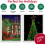 Christmas String Lights Red Green 200-Light 39.2ft 6