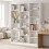 Homcom HOMCOM Bookcase Freestanding Open Storage Shelf with 17 Compartments 9