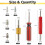 1set Air Conditioning Valve Core Kit, R12 R134a Tire Valve Core Tools, Includes Single- and Double- Removal Tool 7