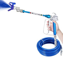 3 Stück Airless Farbspritzdüsen-Set 215 Spitze mit Spitzen-Schutz & Universalgelenk für Wand-, Zaun- & Deckenmalerei
