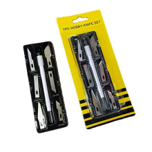 Metal Carving Knives Pen Style 7-Piece Set
