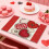 Valentine's Day Placemats Romantic Theme 4-Pack 1