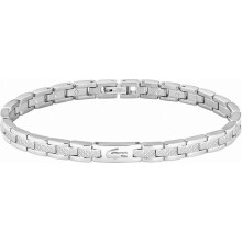 Collection Link -rannekoru ruostumattomasta teräksestä, koristeltu petit piqué -kuviolla - saatavilla hänelle ja naiselle